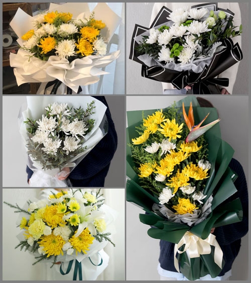 黑龙江大庆萨尔图区会战街道白事花束代送